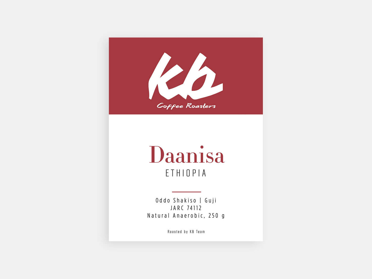 KB Daanisa - Ethiopia - Espresso 250g