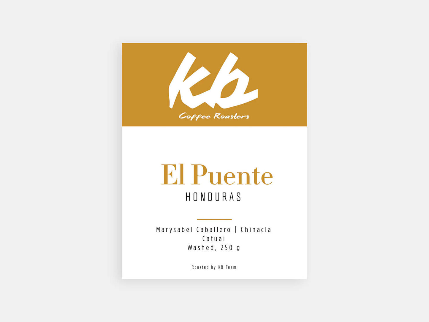 KB El Puente - Honduras - Espresso 250g