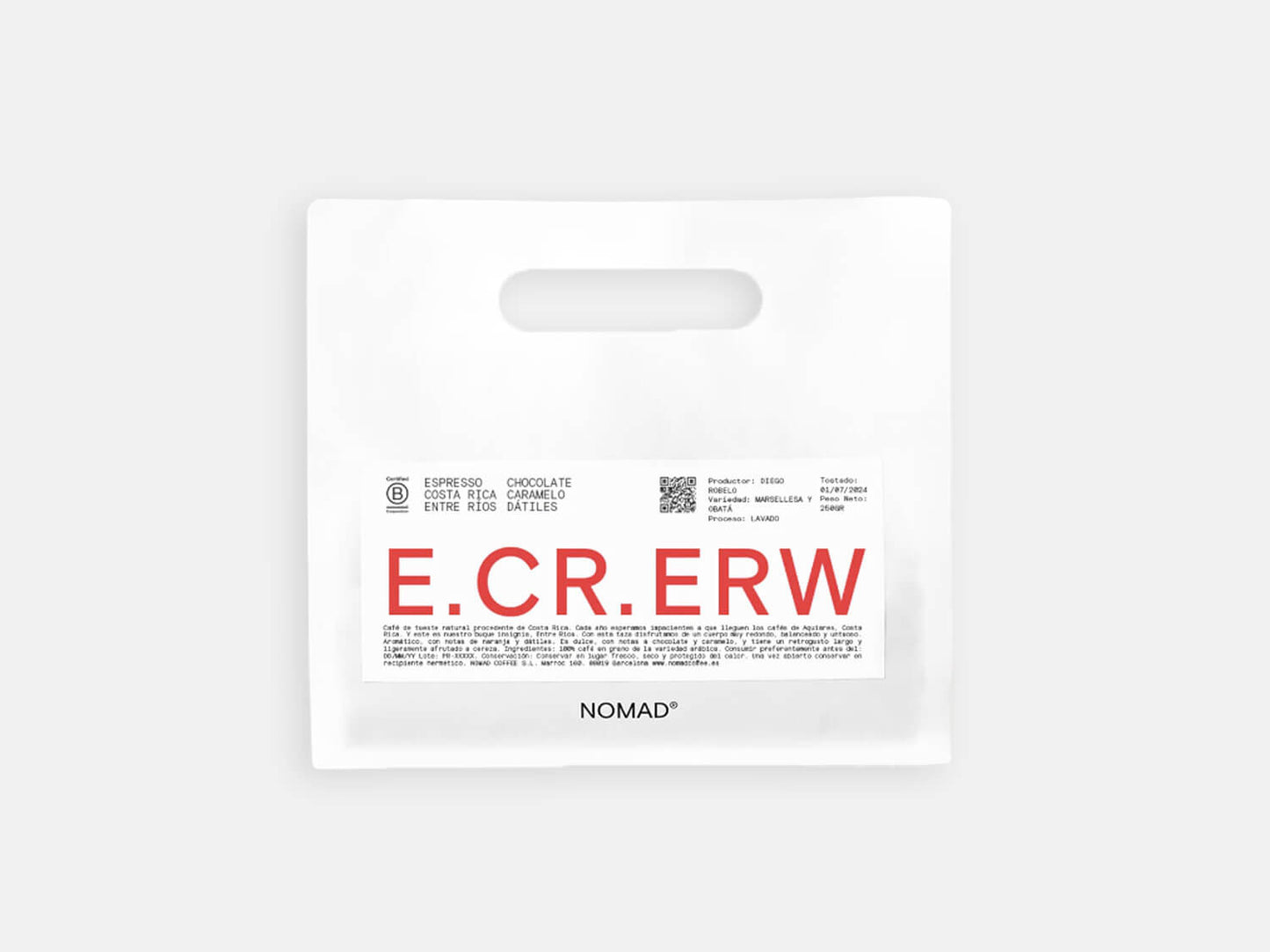 NOMAD Entre Rios - Costa Rica Espresso 250g