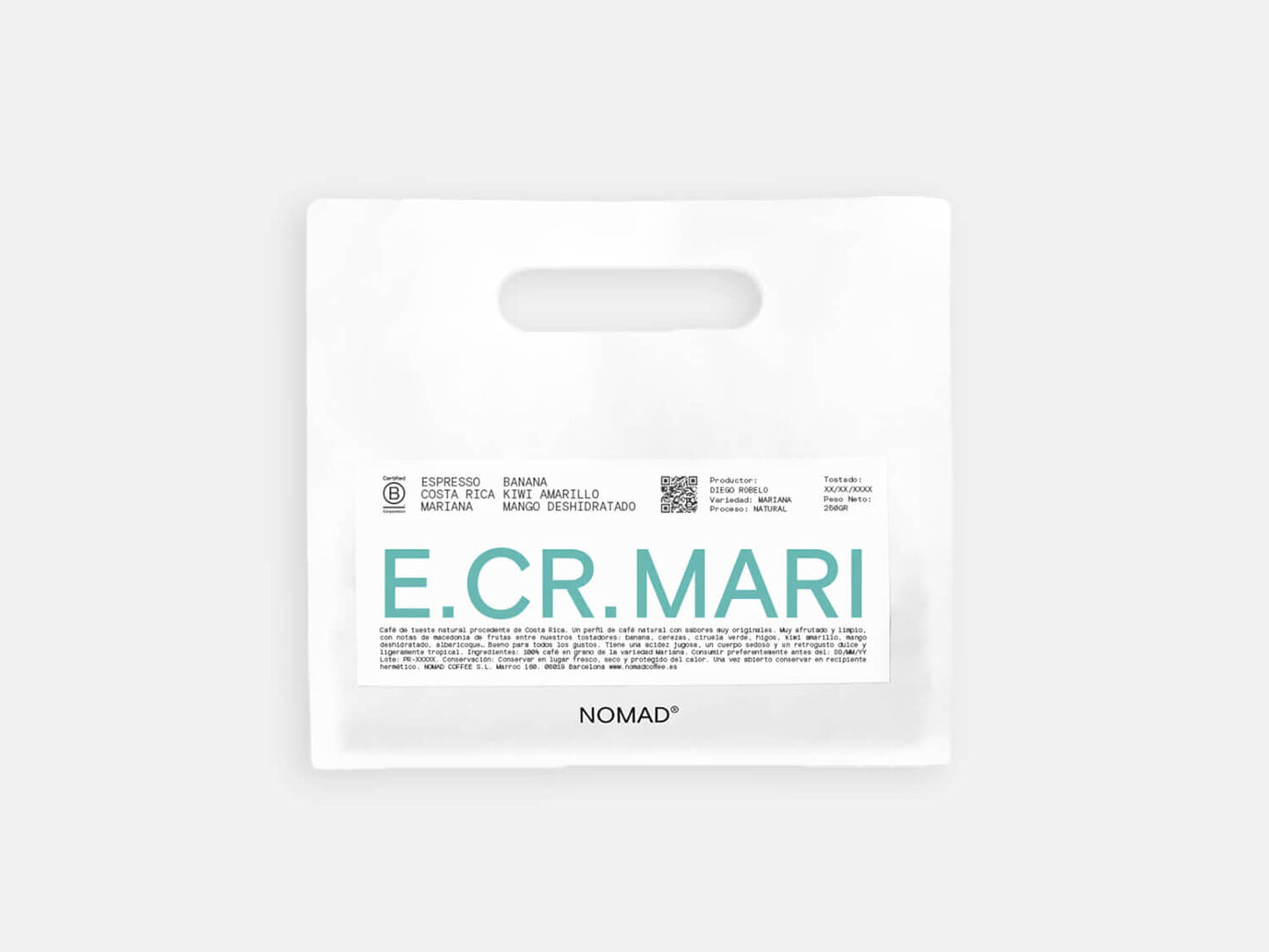 NOMAD Mariana Natural - Costa Rica Espresso 250g