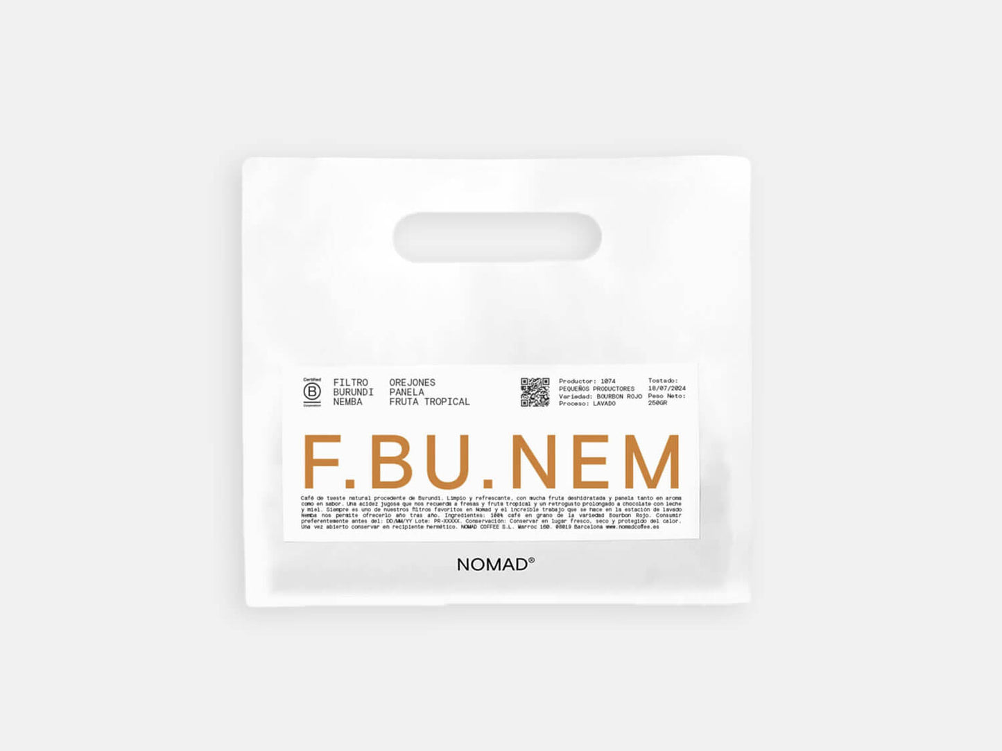 NOMAD Nemba - Burundi Filter 250g